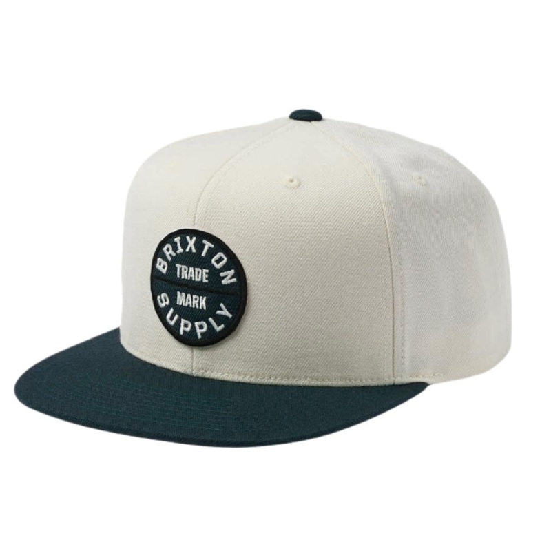 BRIXTON OATH SNAPBACK CHARCOAL/OFF WHITE