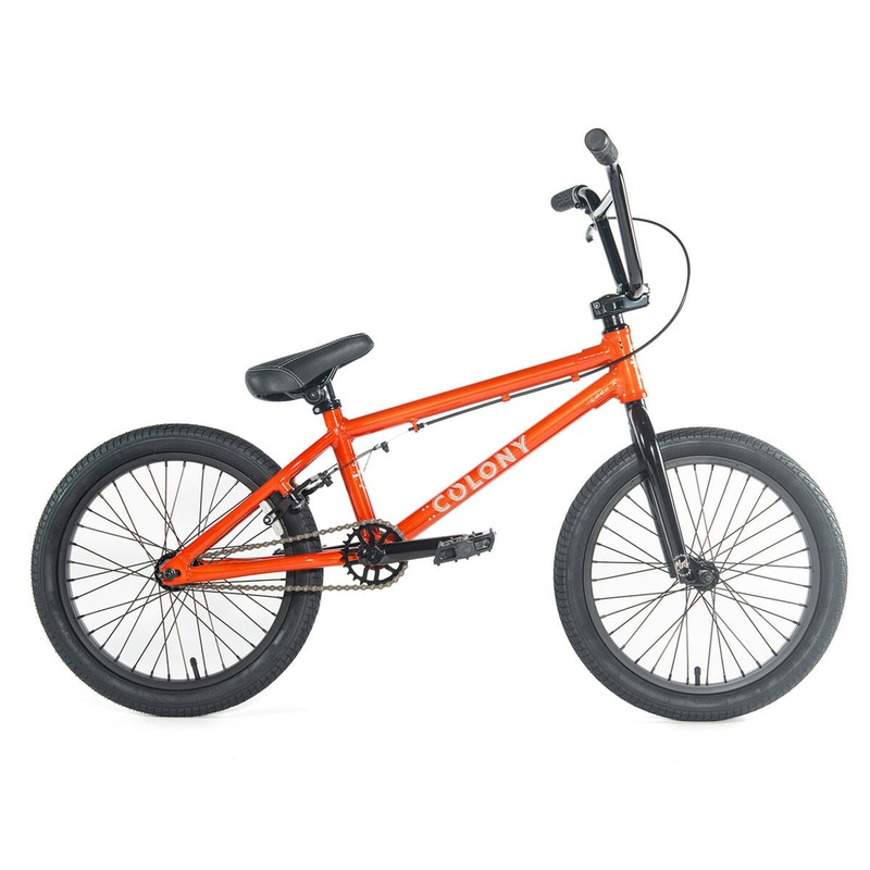 Colony Horizon 18″ Complete BMX Bike – Clear Orange