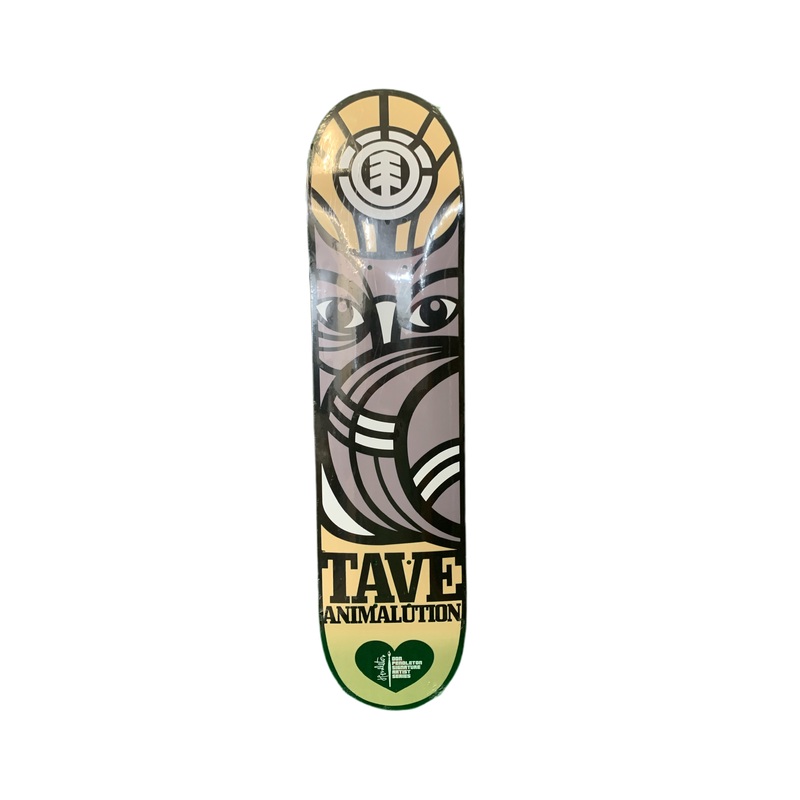 Element Tony Tave Animalution Artist Series 7.5″ Classic Skateboard Deck