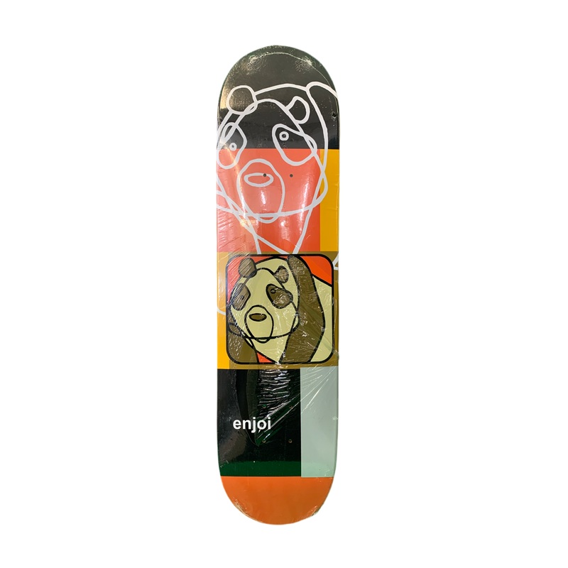 Enjoi Squiggle Panda 7.6″ Classic Skateboard Deck