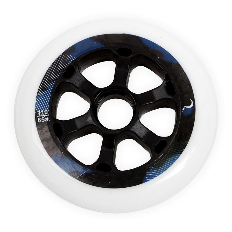 Ground Control UR Moon Wheels 110mm 85A – White (Set of 6)