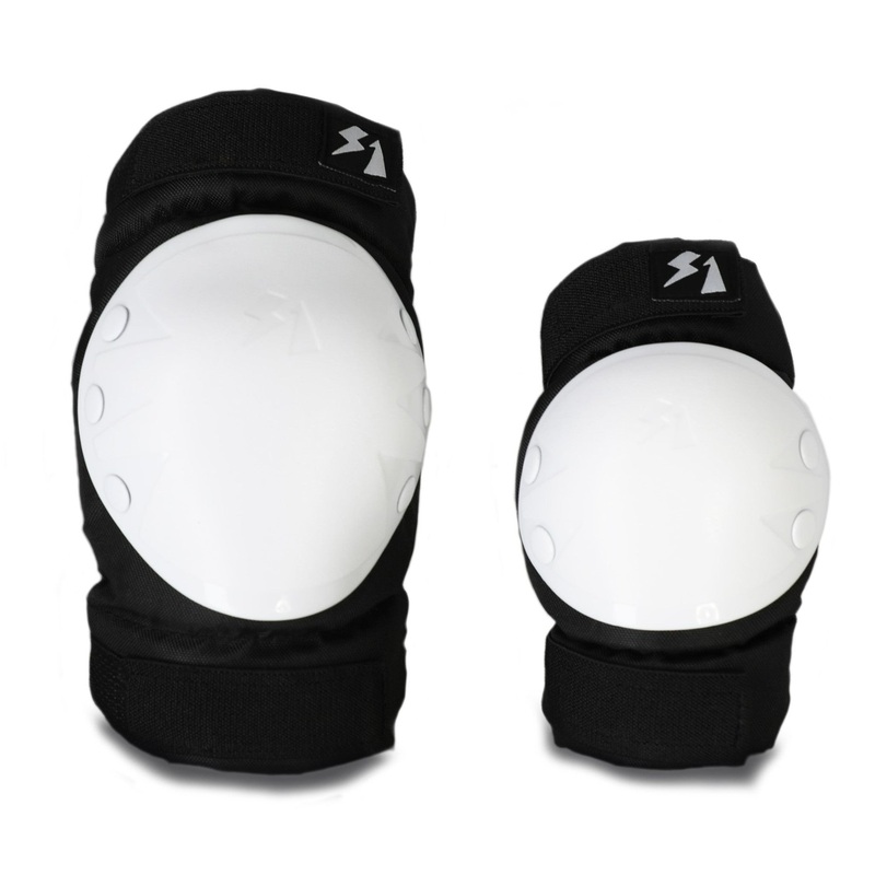 S1 Shred Knee and Elbow Pad Sets (Ages 3-7) – Black X-Small/Small