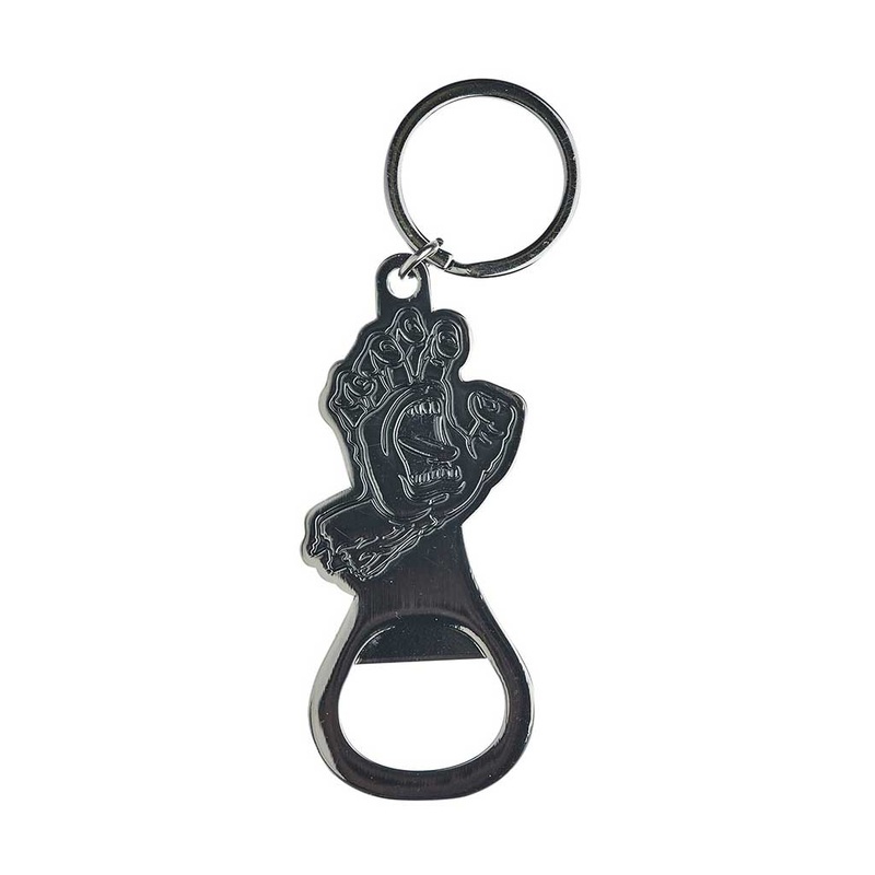 SANTA CRUZ KEYCHAIN SCREAMING HAND STAINLESS