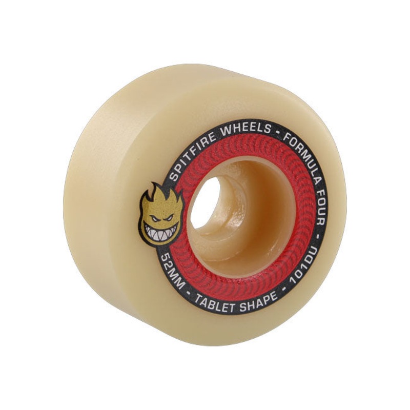 Spitfire Wheels Formula 4 – 101a TABLET 53mm NAT/RED