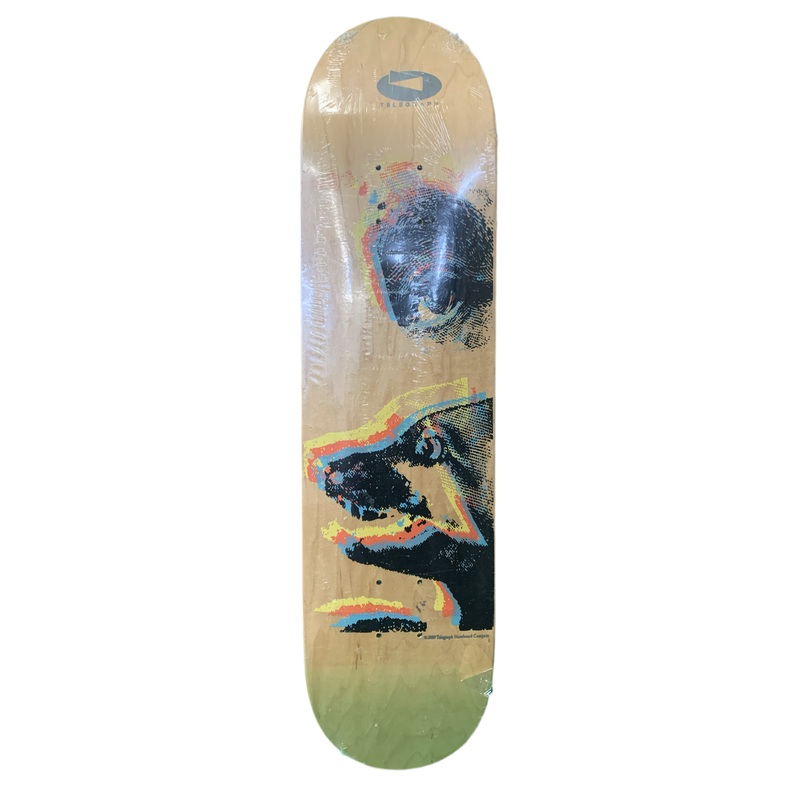 Telegraph CMYK Face Blots 7.8″ Classic Skateboard Deck
