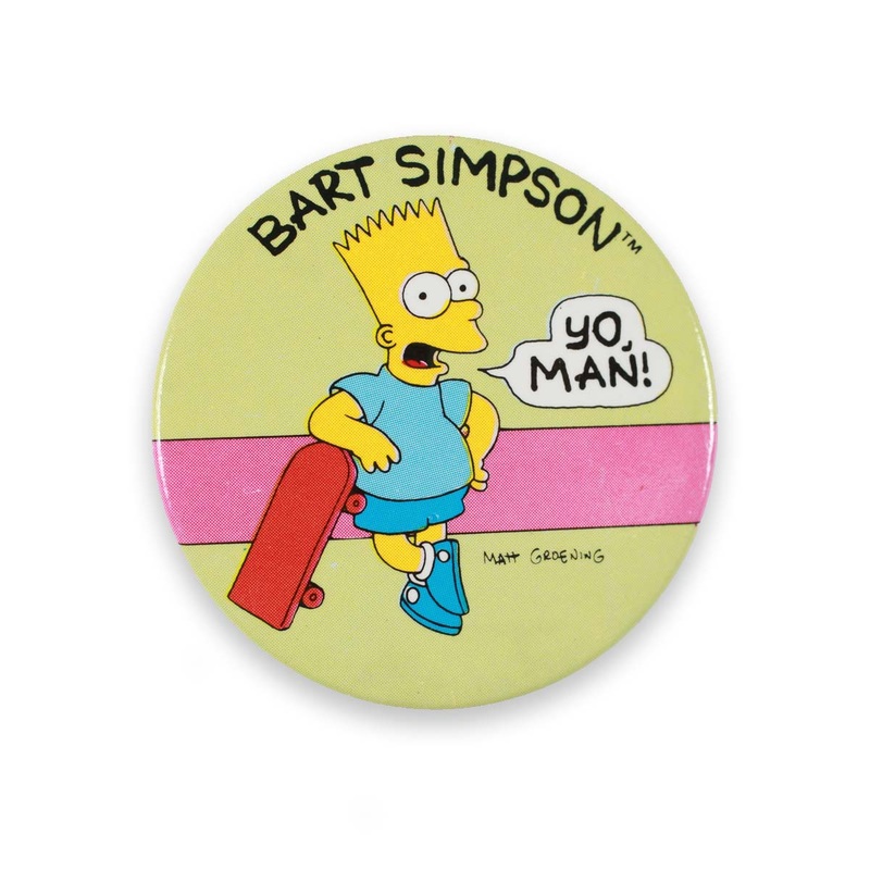 Vintage Bart Simpson “Yo Man” Pin 1989