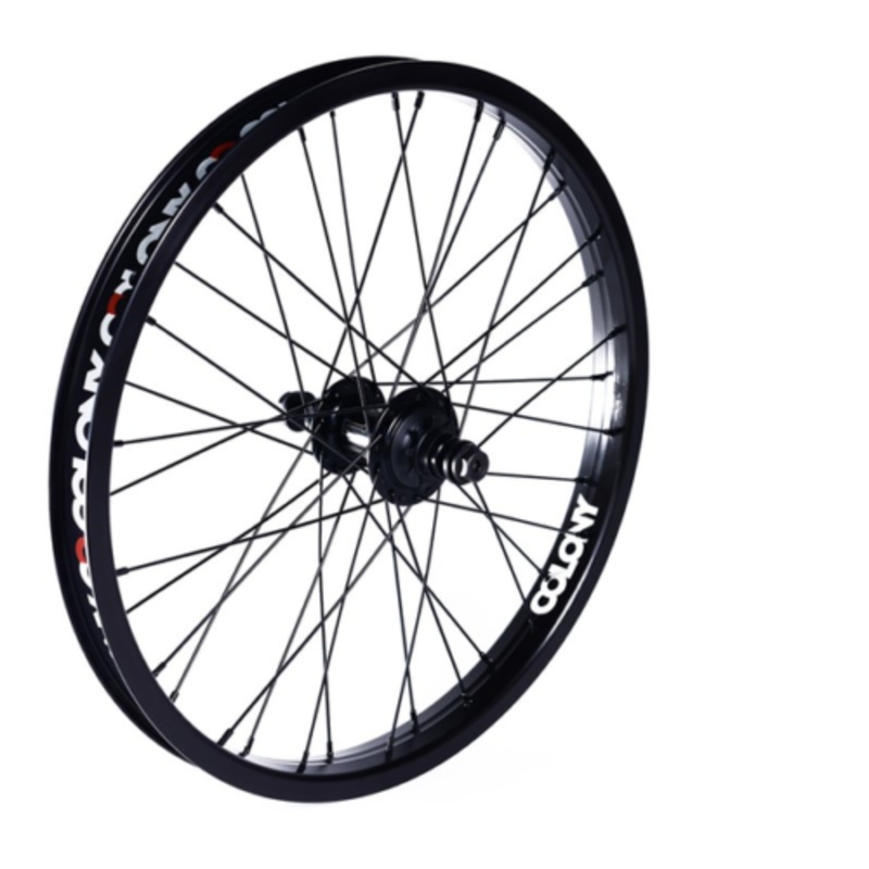Colony BMX Pintour Cassette RHD Rear Wheel – Black/Black
