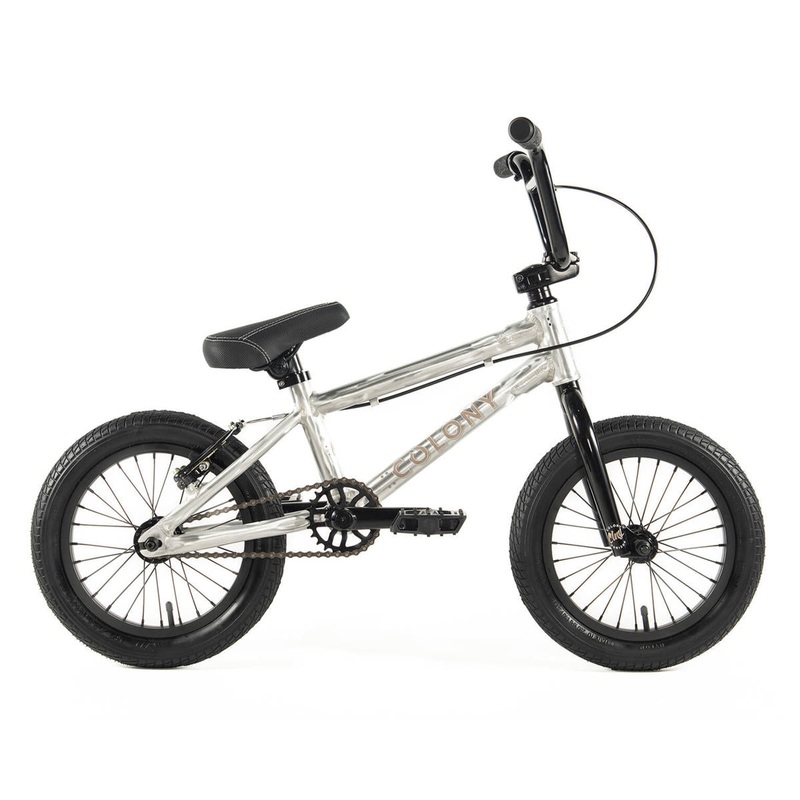 Colony Horizon 14″ Complete BMX Bike – Clear Polished
