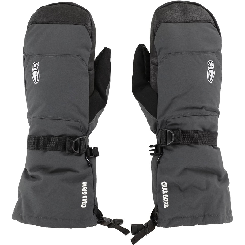 Crab Grab Clinch Mitten Washed Black M