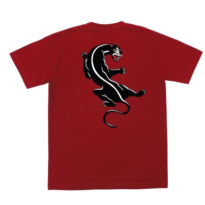 DARK SEAS PROWLER STOCK POCKET TEE RED SMALL