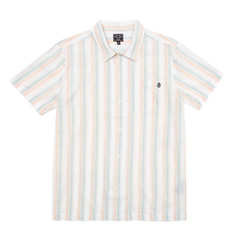 DARK SEAS WESTERLY ORGANIC COTTON WOVEN PINK MED