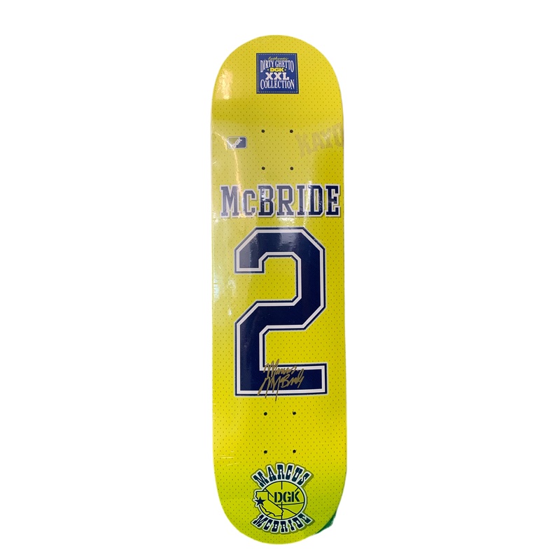 DGK 2007 XXL Collection Marcus McBride Golden State Jersey 7.75″ Classic Skateboard Deck