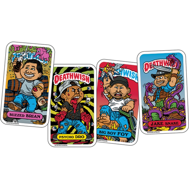 DW ASST. LOW LIFE KIDS STICKERS 12/PK