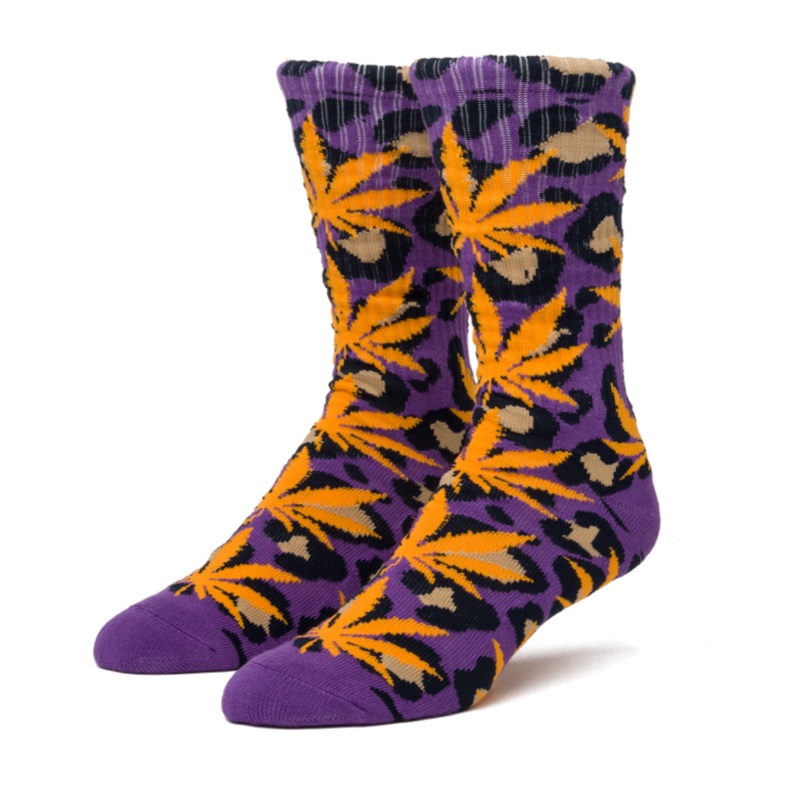 HUF DIGITAL WILDLIFE PLANTLIFE SOCK EGGPLANT