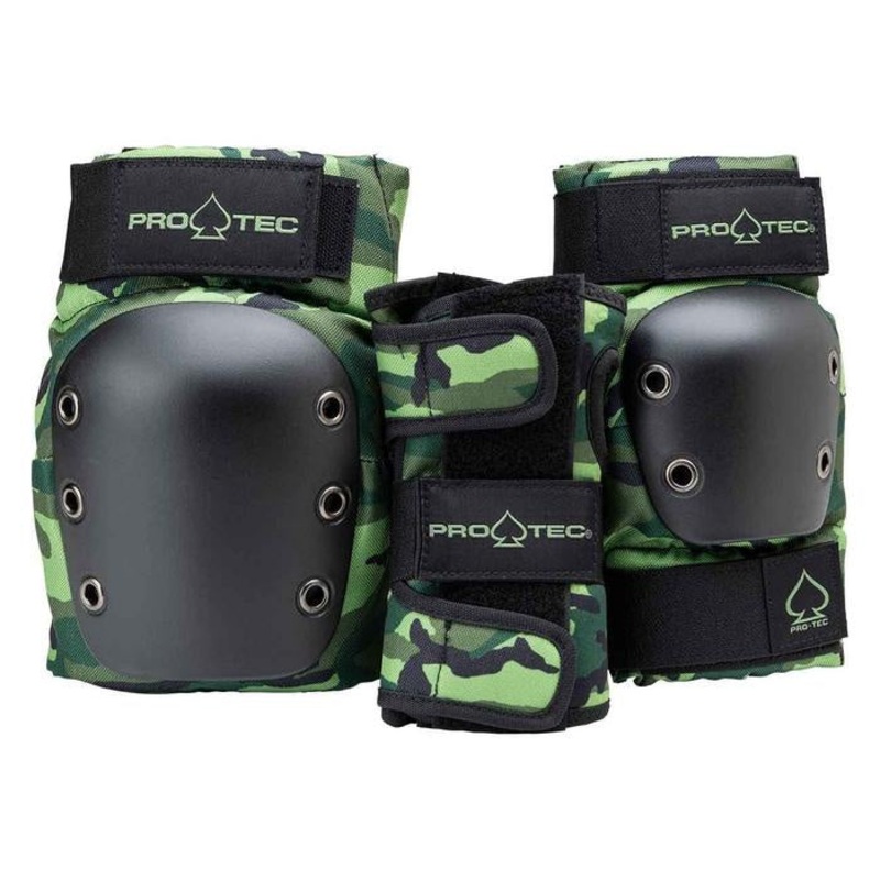 PRO-TEC – JUNIOR 3-PACK PAD SET CAMO YOUTH SMALL
