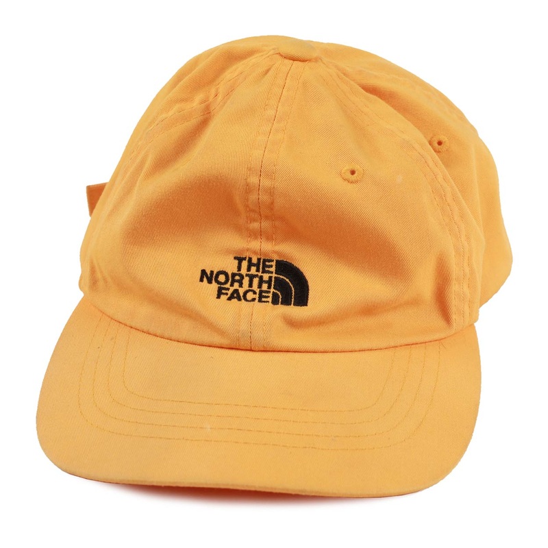 Vintage North Face Strapback Hat Yellow
