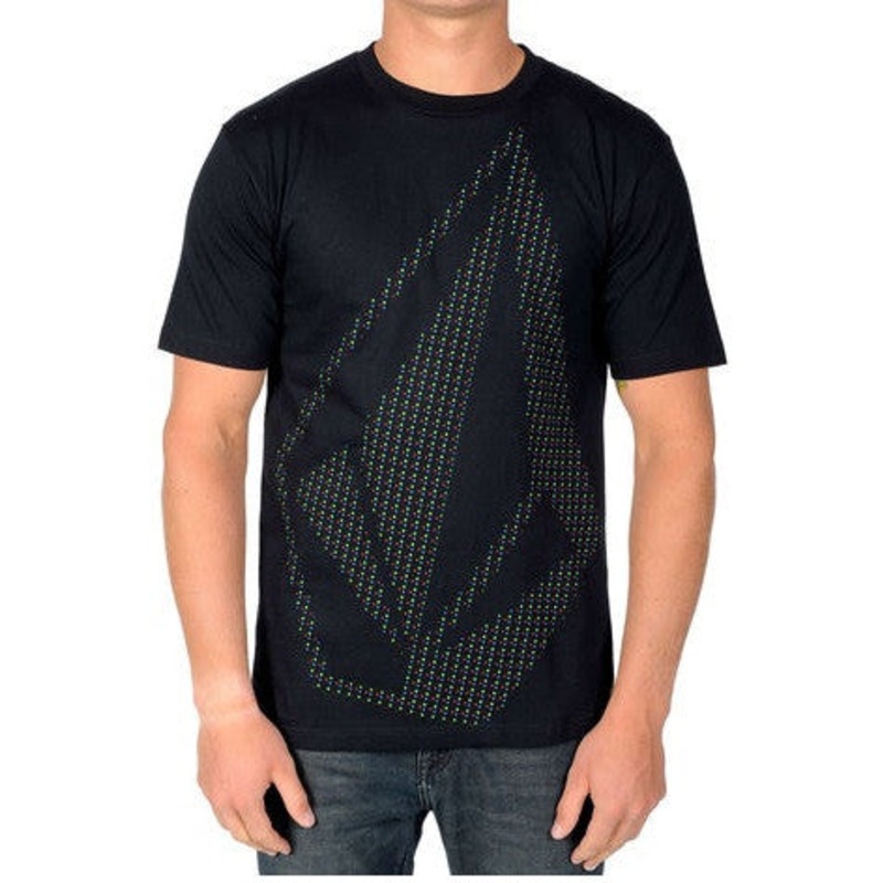 Volcom Tee Skullphone Stone – Black Black