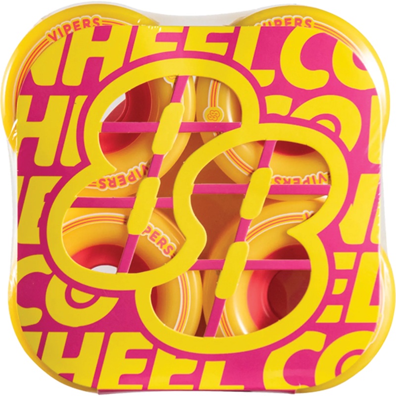 88 WHEELS VIPER FREERIDE YELLOW 70mm 76A