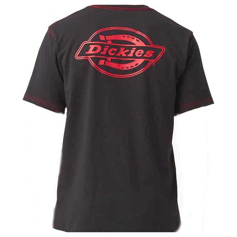 Dickies Skateboarding Back Logo Graphic T-Shirt – Black/Red S Black