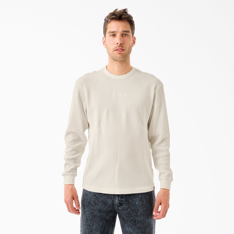 Dickies Tom Knox Thermal Shirt – Cream S