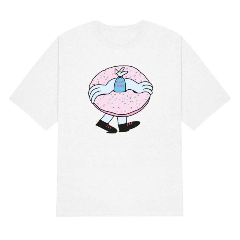 Donut Gus By: Lucas Beaufort T Shirt – White Small