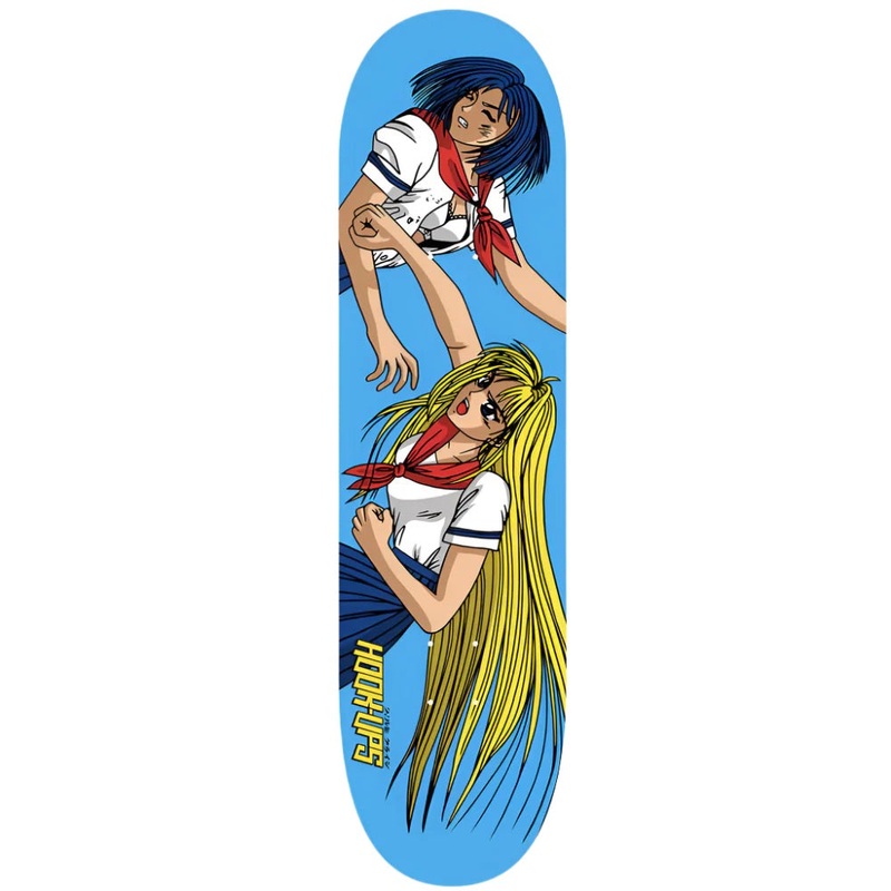 Hook-Ups School Girl Battle Skateboard Deck – 8.25″