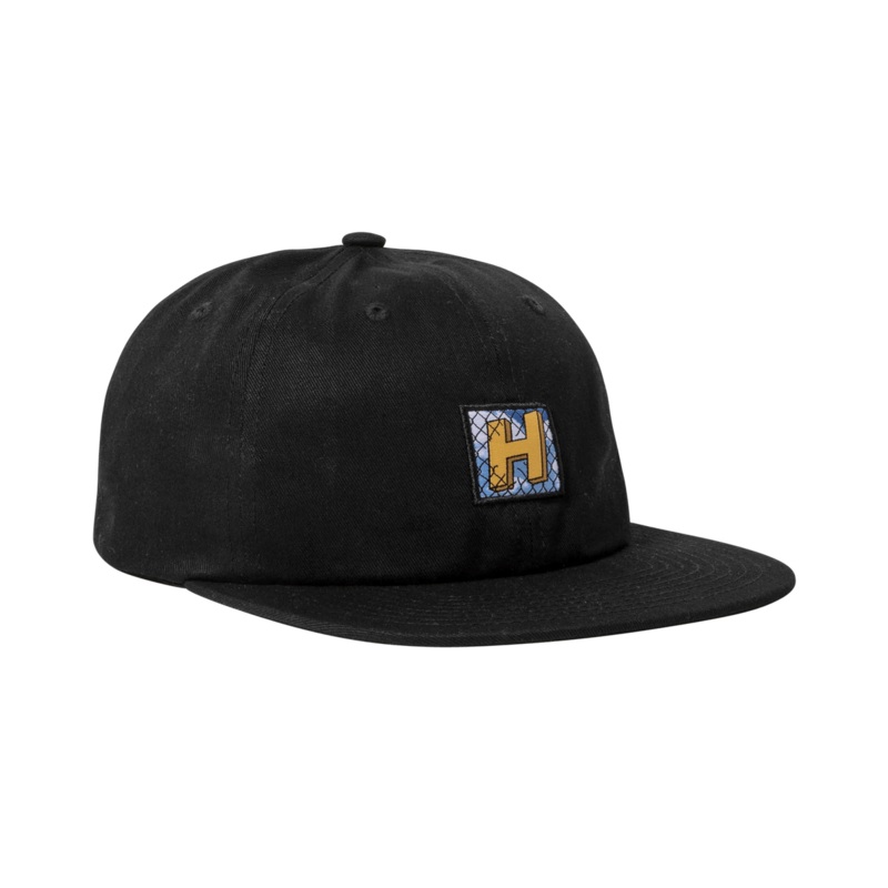 HUF TRESSPASS 6 PANEL HAT BLACK