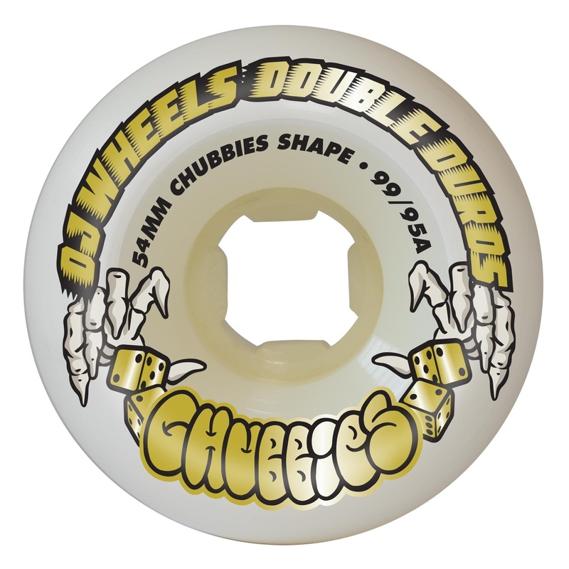 OJ WHEELS DOUBLE DURO CHUBBIES 101A/95A (54MM) 54MM