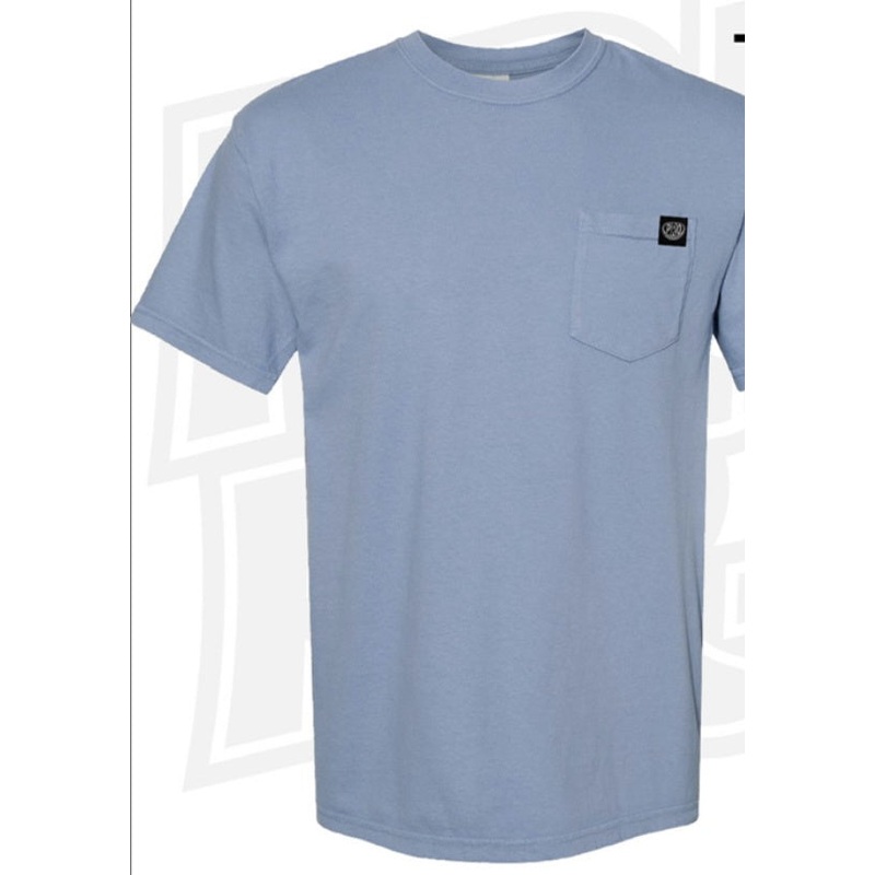 Pro Skates Proval Label Pocket T-Shirt – Washed Denim Small