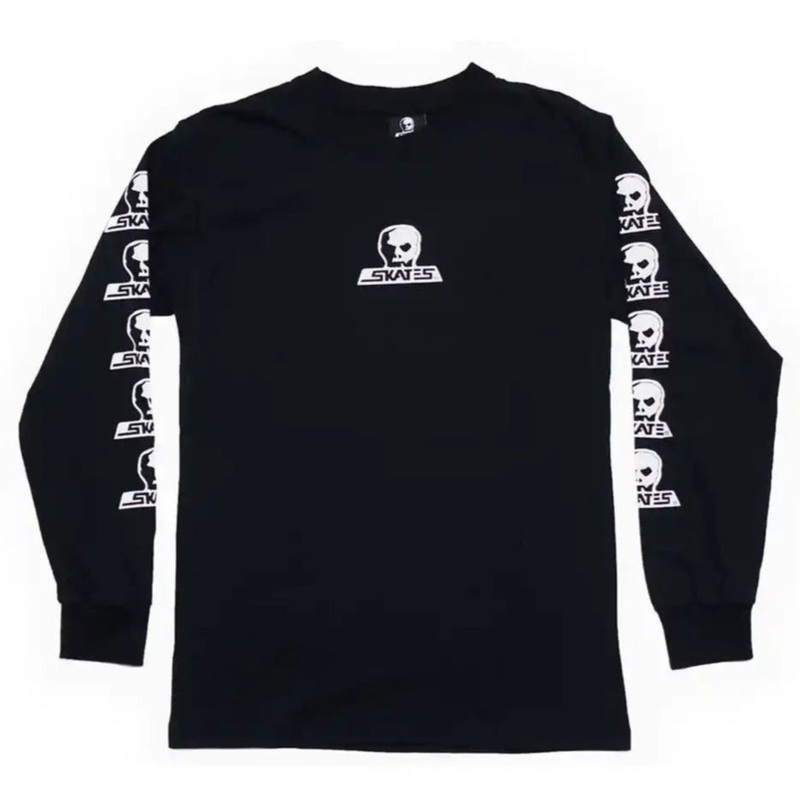 SKULL SKATES LOGO LONGSLEEVE BLACK SMALL