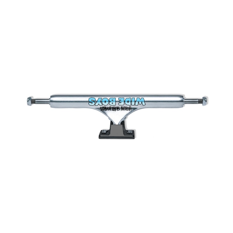Slappy – ST1 Hollow Wide Boy 11.0 – Polished/Black – Skateboard Trucks 11.0 ST-1 Hollow Polished
