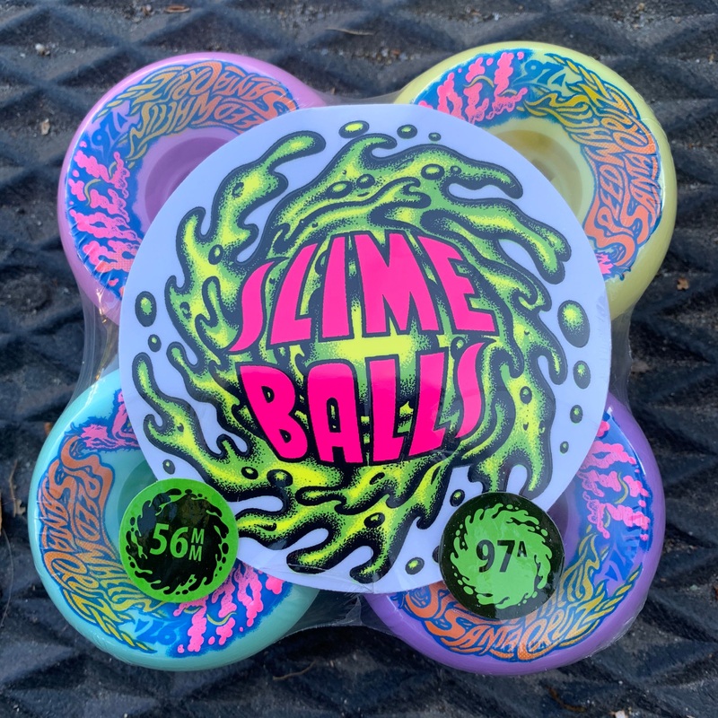 SLIME BALLS WHEELS VOMIT MINI PASTEL MIX UPS 97A (56MM) 56MM