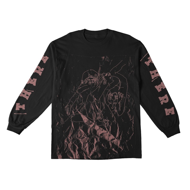 There Noise Long Sleeve T-Shirt S Black/Pink