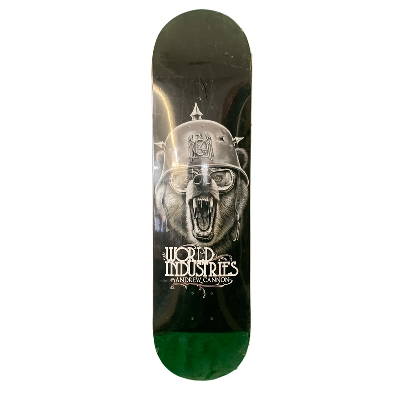 World Industries Andrew Cannon Stiffy Pop Bear 8.25″ Classic Skateboard Deck
