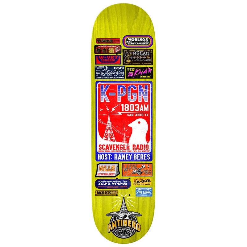 ANTIHERO DECK – RANEY BROADCASTING (8.06″) 8.06″