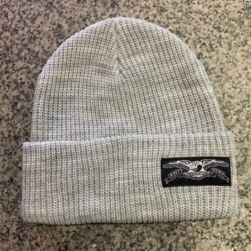 ANTIHERO STOCK EAGLE LABEL CUFF HEATHER GREY