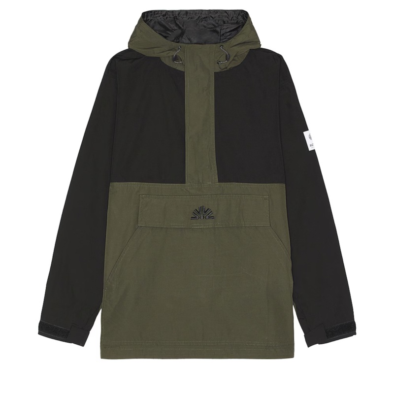 Autumn Cascade Anorak Military Green/Black M