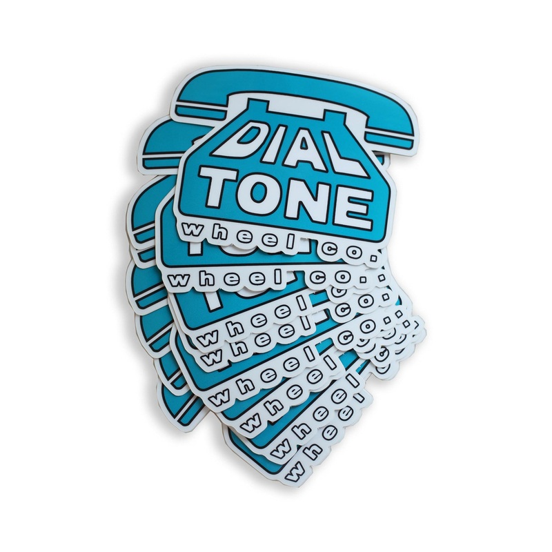 Dial Tone Logo Aqua Sticker Pack