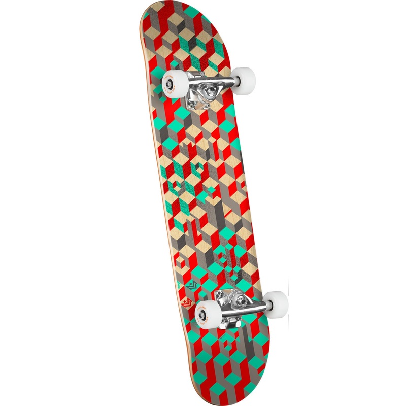 Mini Logo Birch Skateboard Assembly Pattern Blocks – 8.0