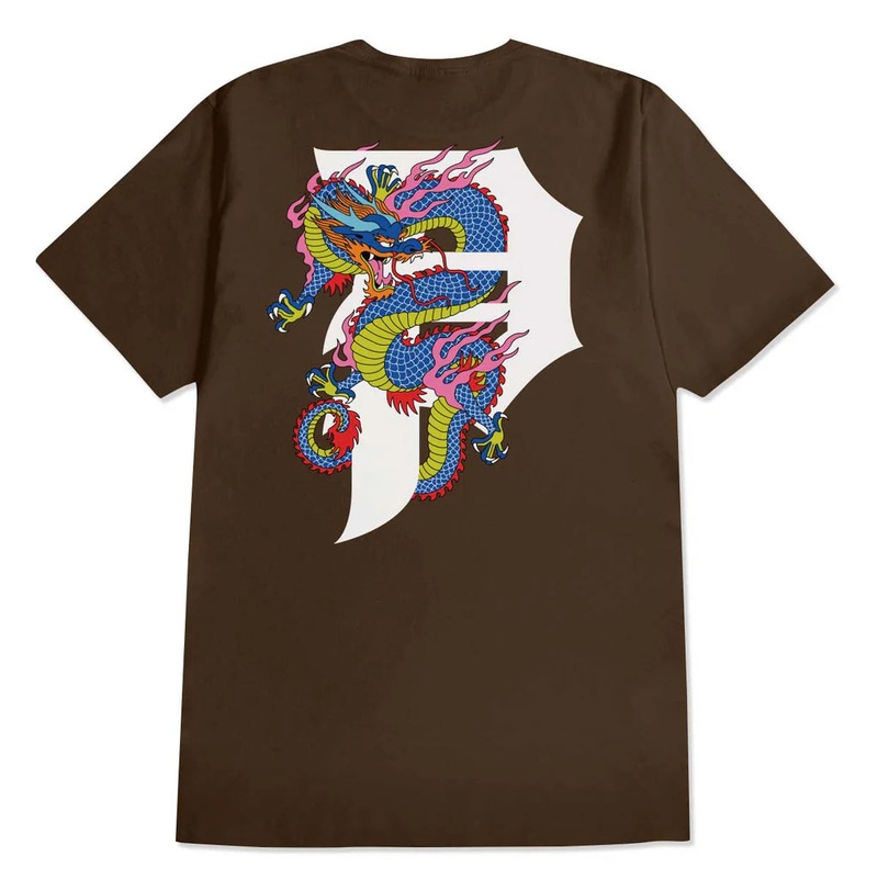 Primitive Honor Brown Heavyweight S/s Shirt L