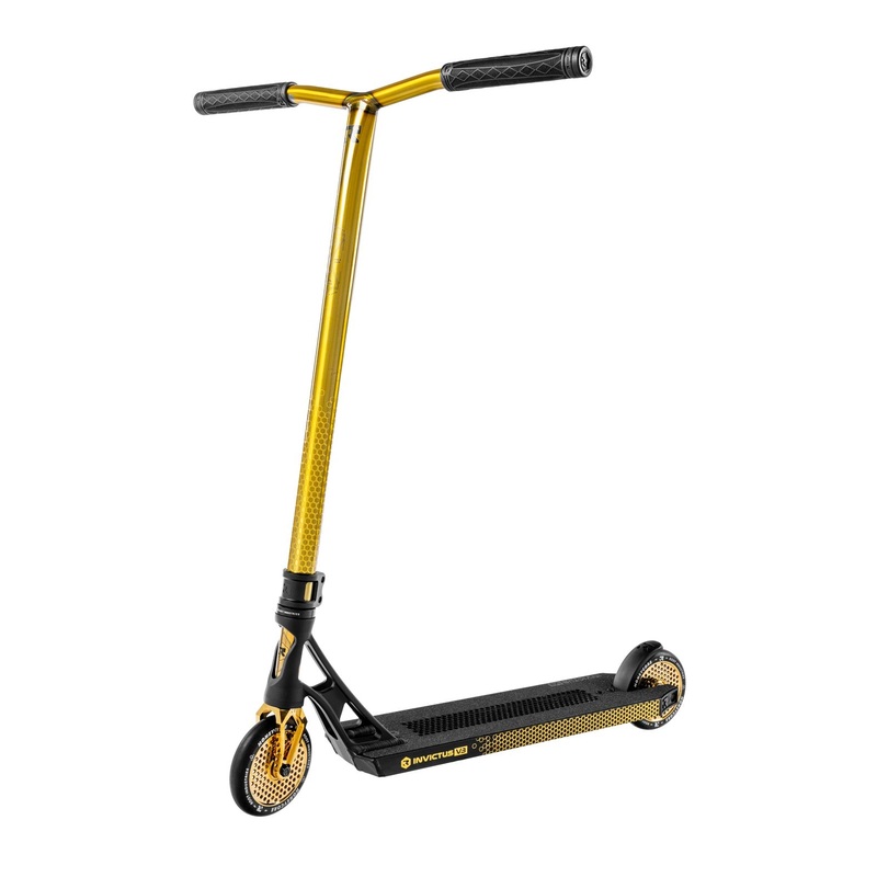 Root Industries Invictus V3 Complete Scooter – Gold Rush