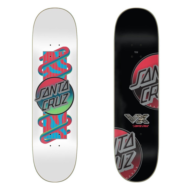 SANTA CRUZ VX DECK ELECTIC LAVA DOT (8″) 8″