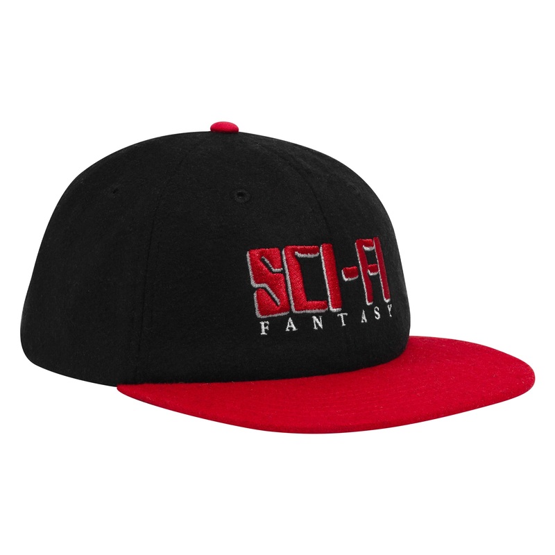 Sci-Fi Fantasy Display Cap – Black/Red