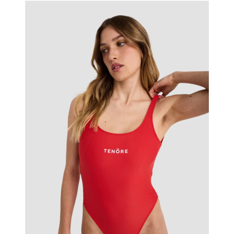 TENORE CLASSIC TANK 1-PIECE CARDINAL RED SMALL