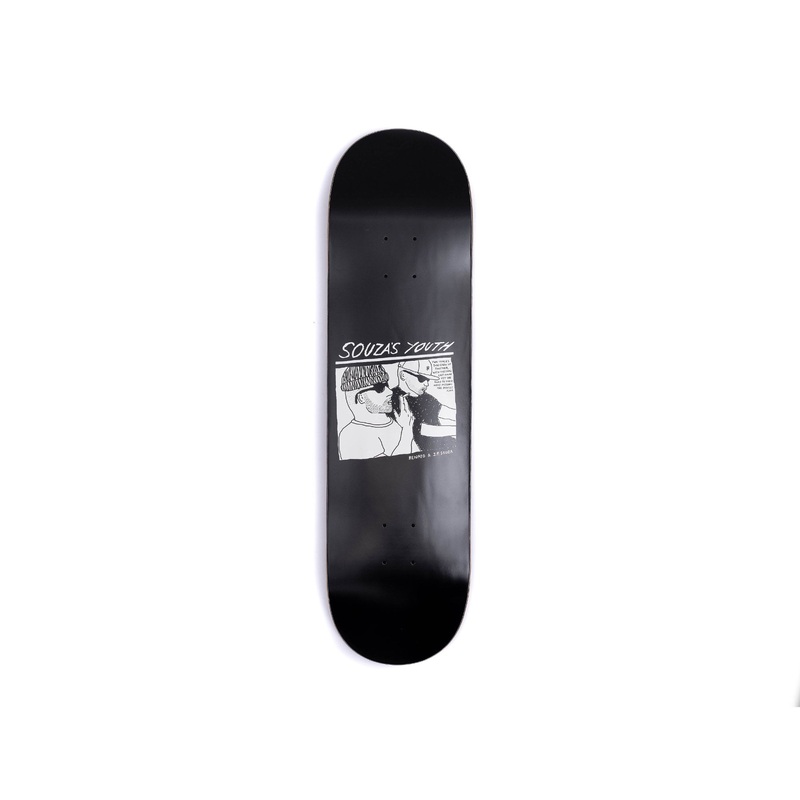 Tropicalients Souza’s Youth Black 8.25″ Skateboard Deck