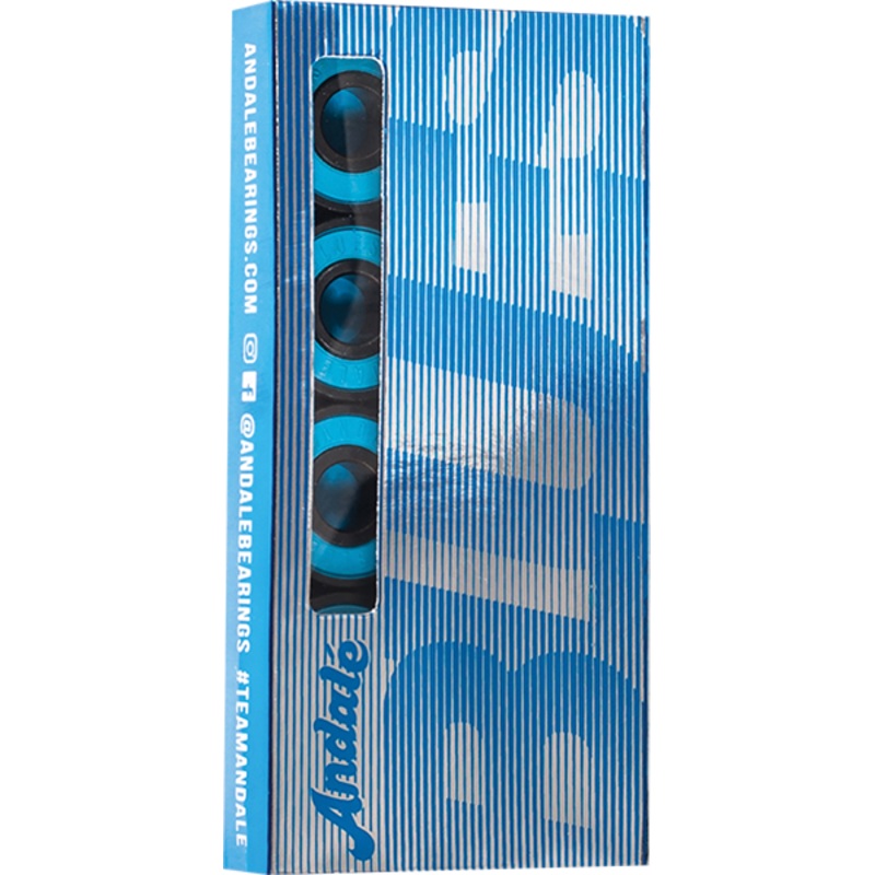 ANDALE BLUES BEARINGS SINGLE SET BLUE/BLK
