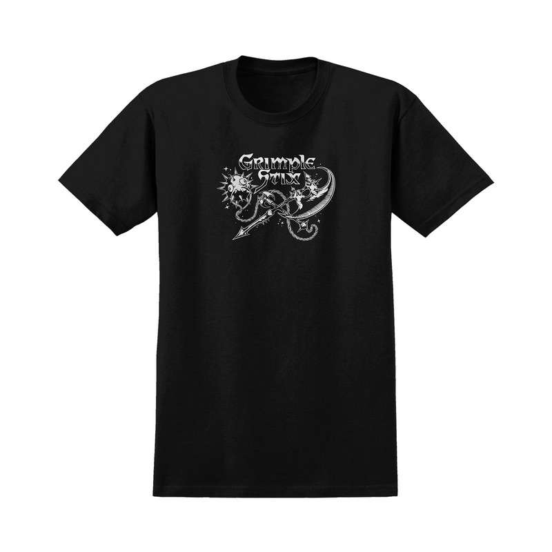 Antihero Grimple Stix Barbarians T-Shirt M Black