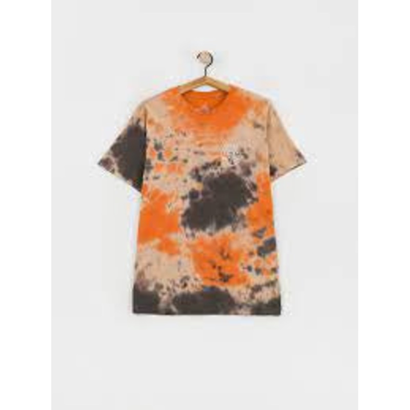 Brixton Crest II T-Shirt – Sand/Paradise Orange/Washed Blue Small