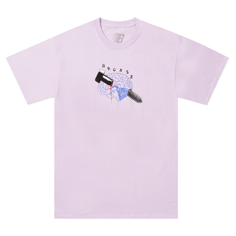 BRONZE BOLT BRAIN TEE LAVENDER MEDIUM