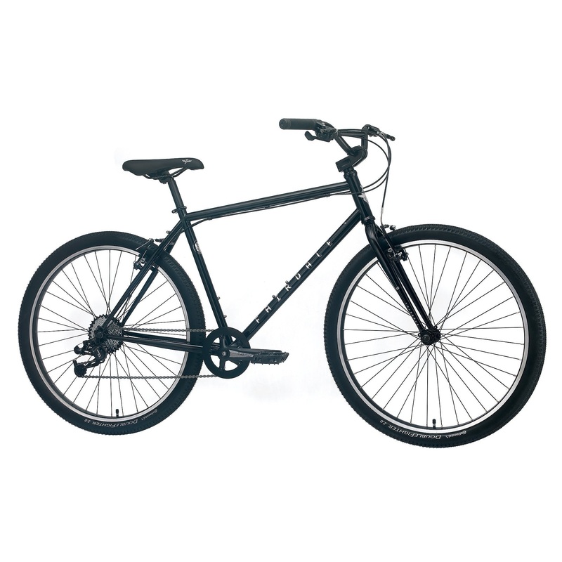 Fairdale Ridgemont 27.5 Complete Cruiser Bike – Gloss Black Small/Medium (SRAM)